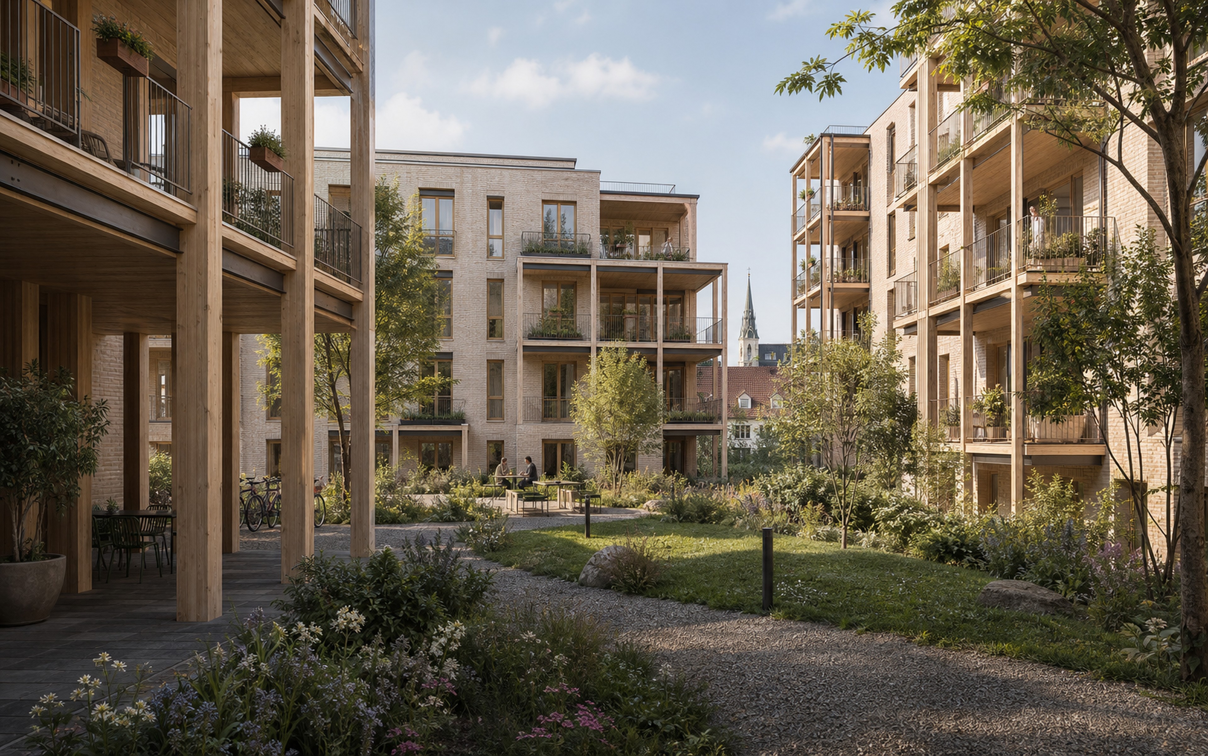 St. Gallen Timber Courtyard